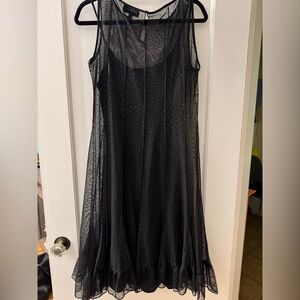 Studio I 2 piece Formal Mesh, Sparkly midi Dress, Like new